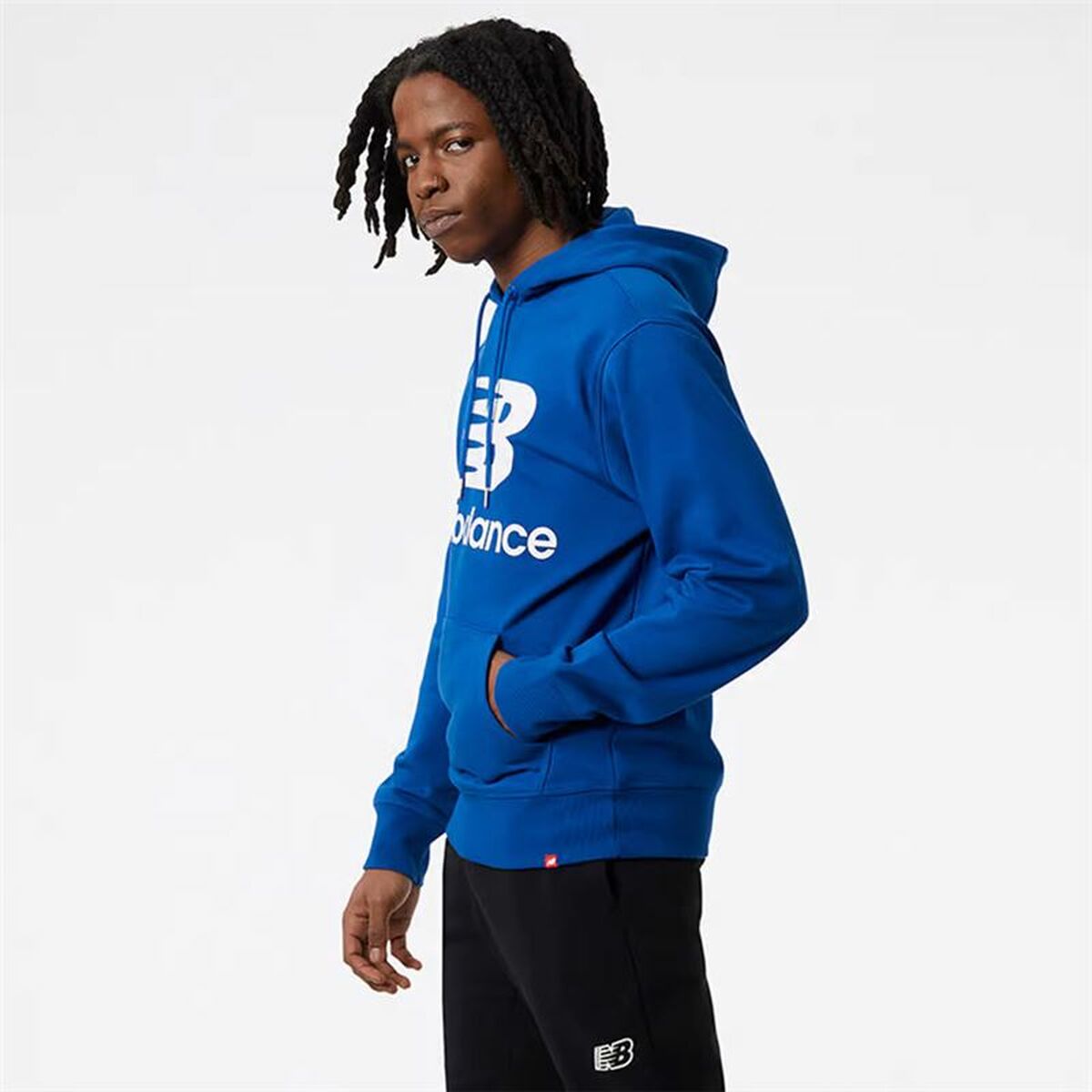 Herenhoodie New Balance Blauw