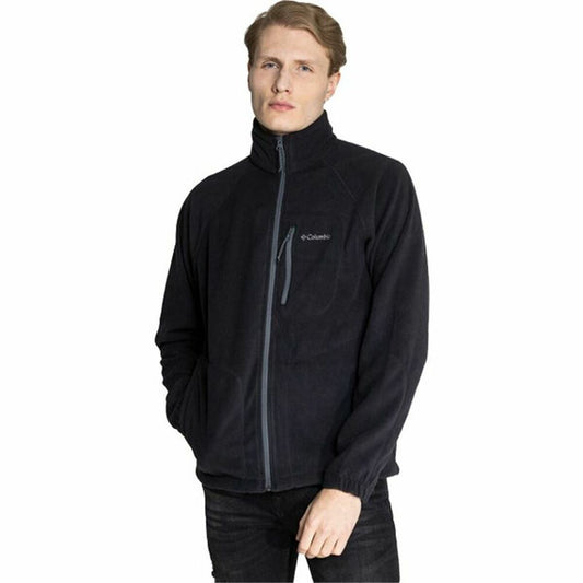 Herensweater zonder Capuchon Columbia Fast Trek II Zwart