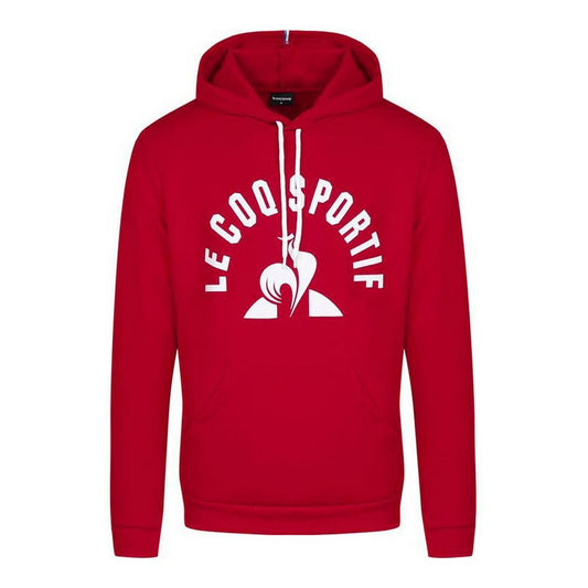 Herenhoodie Le coq sportif Saison 2 Rood
