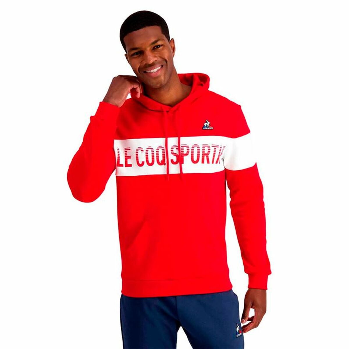 Uniseks Hoodie Le coq sportif Bah N°1 Rood