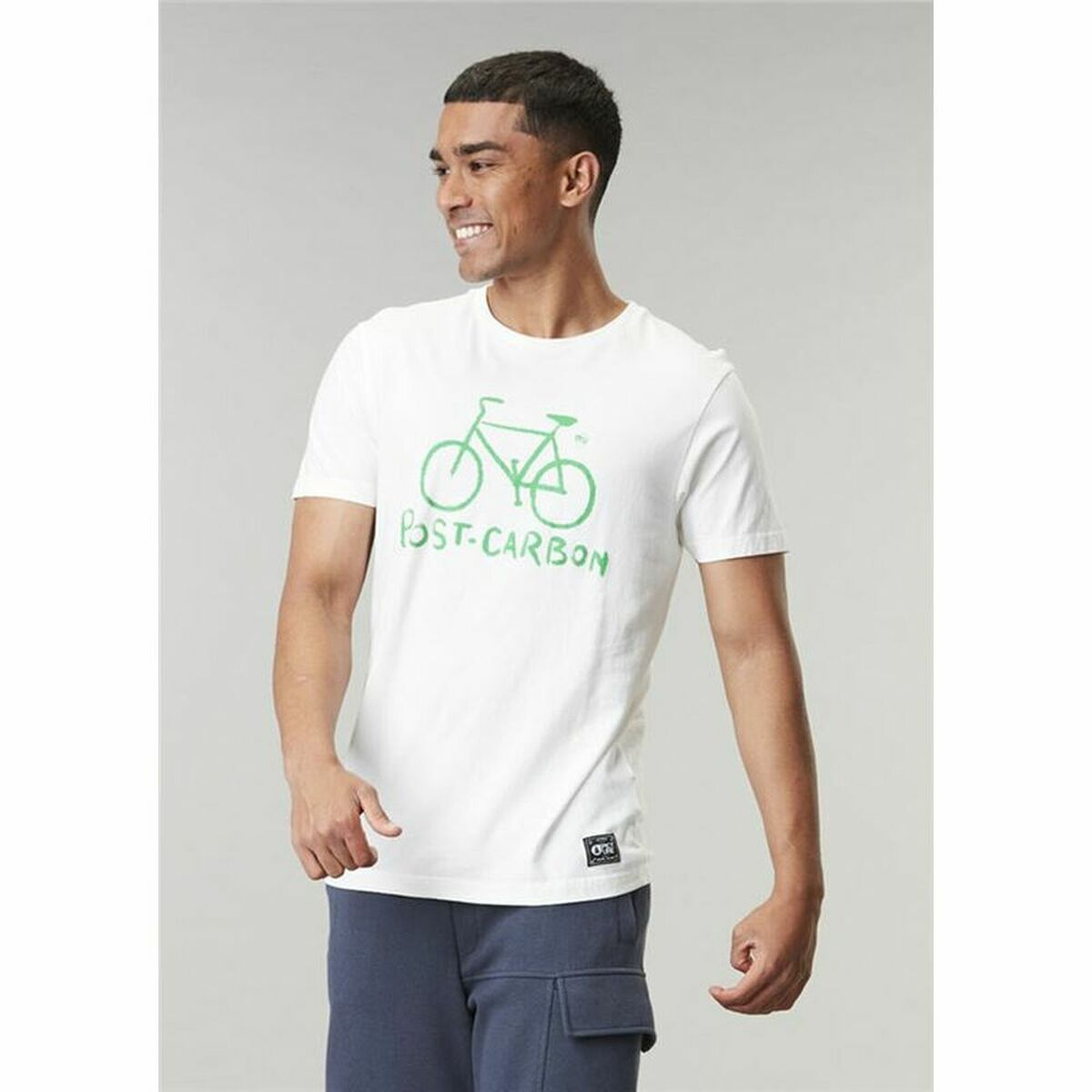Heren-T-Shirt met Korte Mouwen Picture CC Bicky Wit