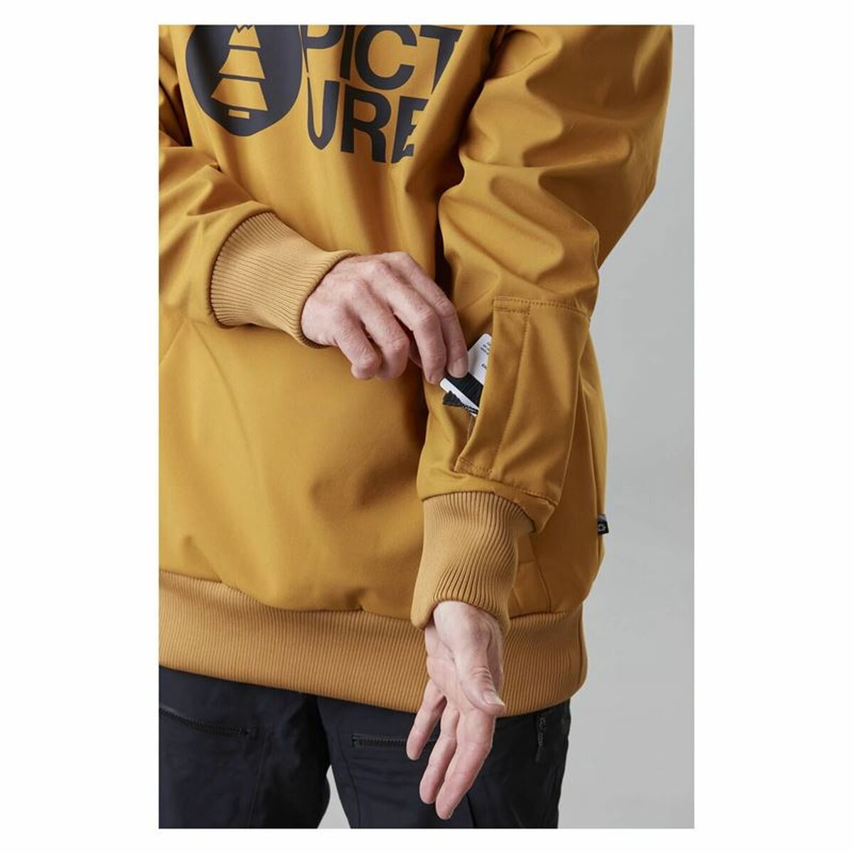 Herenhoodie Picture Geel