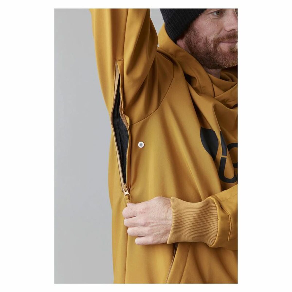 Herenhoodie Picture Geel