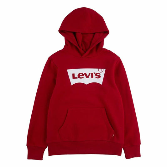 Kindersweater Levi's Batwing Screenprint Rood