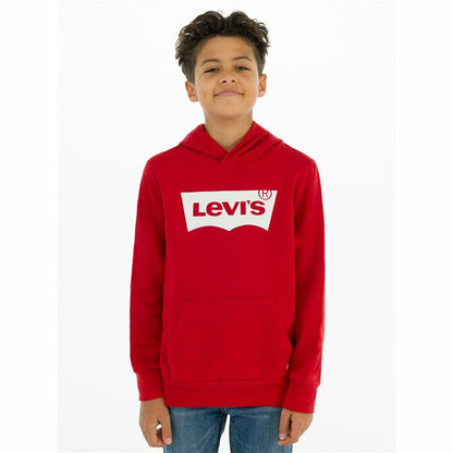 Kindersweater Levi's Batwing Screenprint Rood