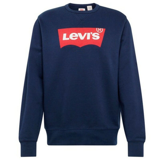 Kindersweater Levi's Box Tab Marineblauw Navy