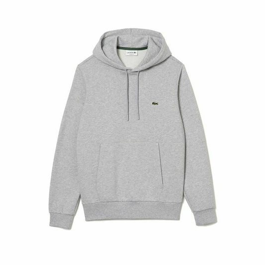 Herenhoodie Lacoste Ecologisch Lichtgrijs