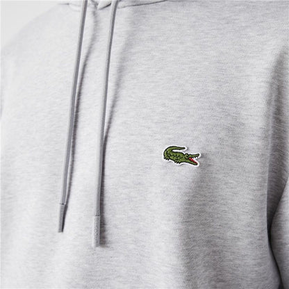 Herenhoodie Lacoste Ecologisch Lichtgrijs
