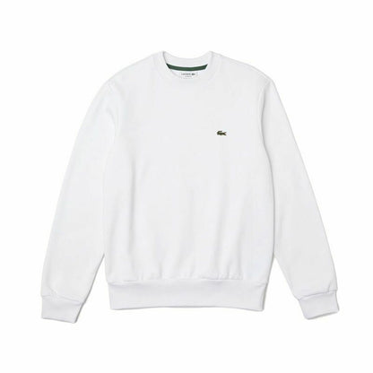 Herensweater zonder Capuchon Lacoste Wit Ecologisch