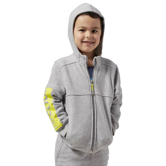 Kinderhoodie Reebok B ES FL FZ HDY Grijs