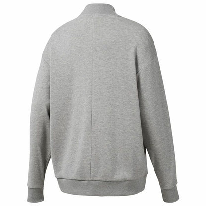 Damessweater zonder Capuchon Reebok Terry Crew Lichtgrijs