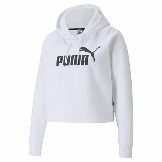 Dameshoodie Puma Essentials Logo Wit