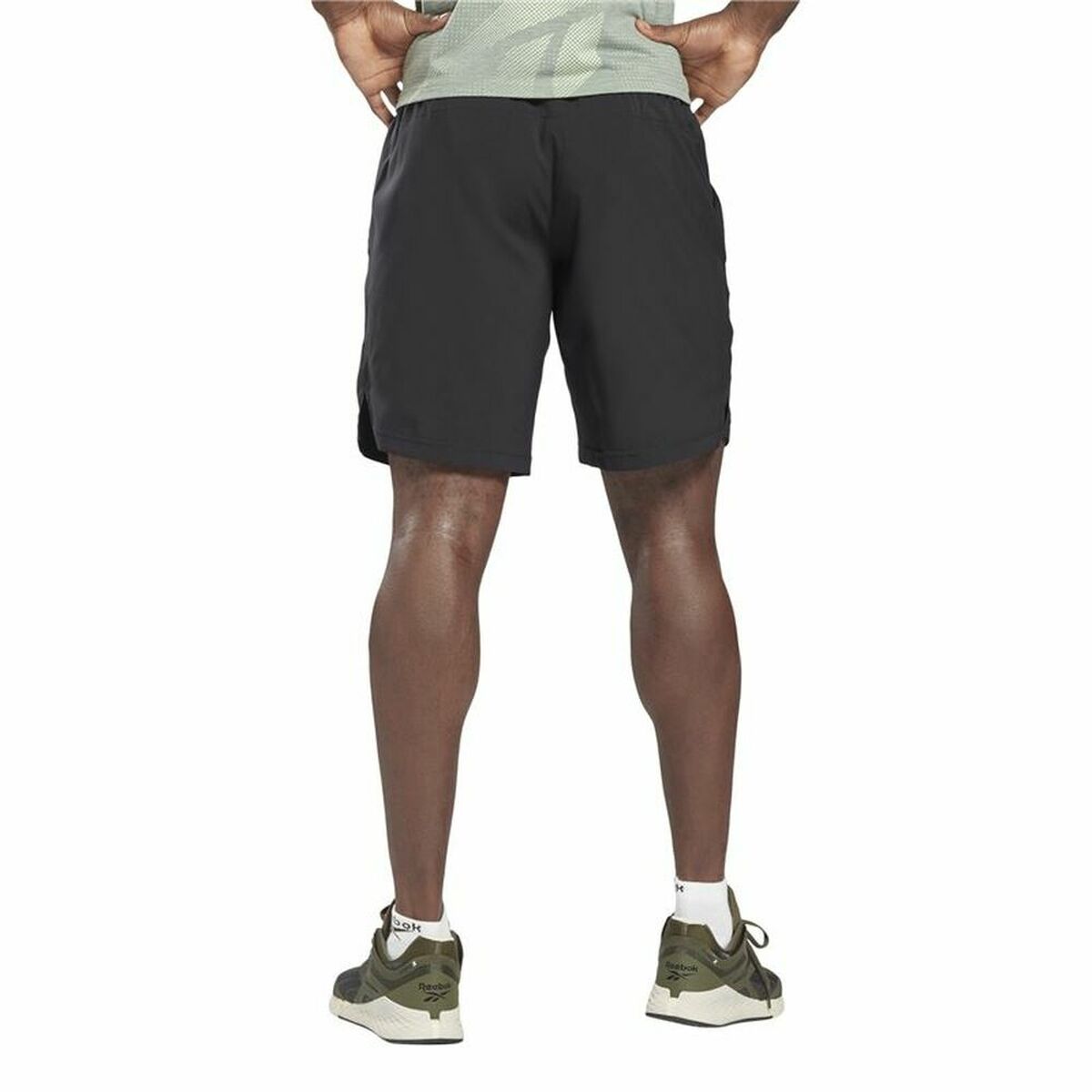 Broeken voor Volwassenen Reebok Workout Ready Zwart