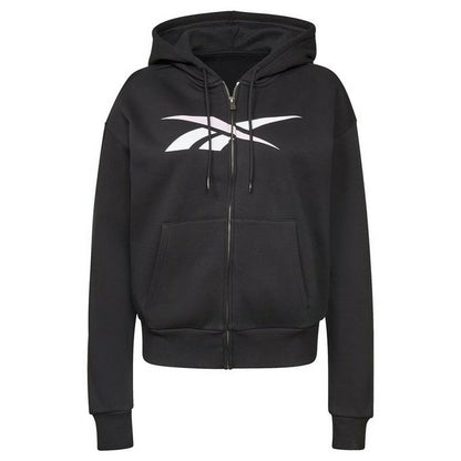 Sportjack voor dames Reebok Training Essentials Vector Full-Zip Zwart