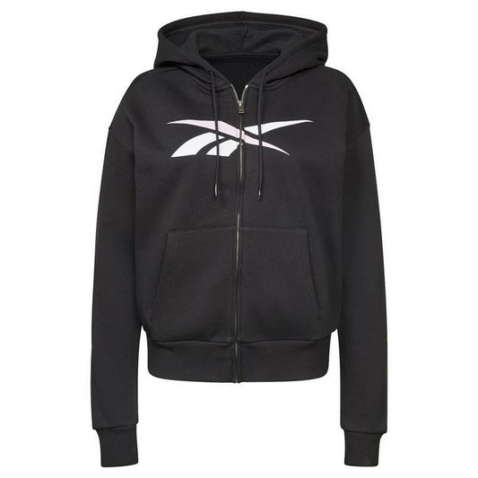 Sportjack voor dames Reebok Training Essentials Vector Full-Zip Zwart