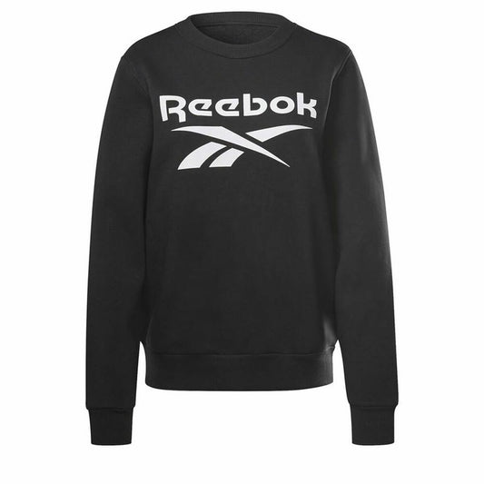 Damessweater zonder Capuchon Reebok identity Logo Fleece Zwart
