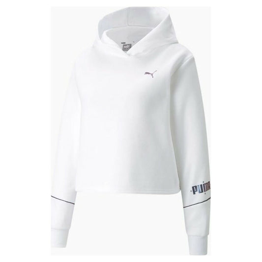 Hoodie Puma Cropped Hoodie Wit