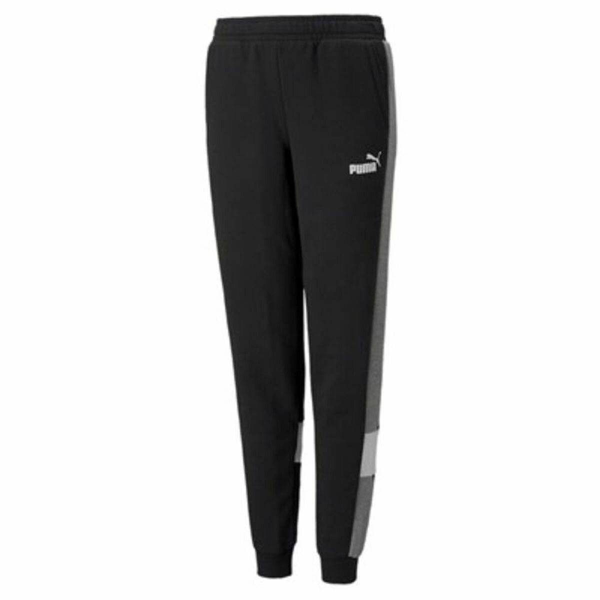 Kindertrainingspak Broek Puma Essentials+ Colorblock K Zwart