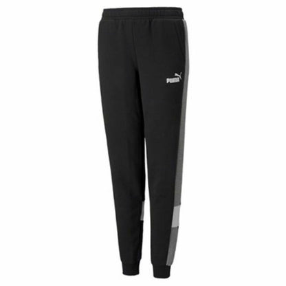 Kindertrainingspak Broek Puma Essentials+ Colorblock K Zwart