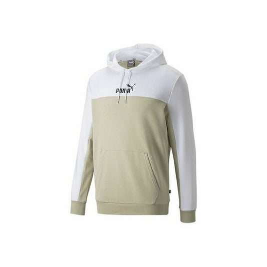 Herenhoodie Puma Essentials+ Block M Beige