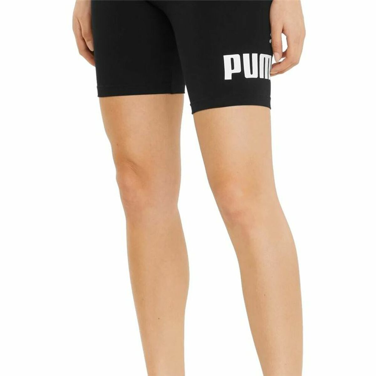 Sportleggings Puma Essentials Logo Zwart