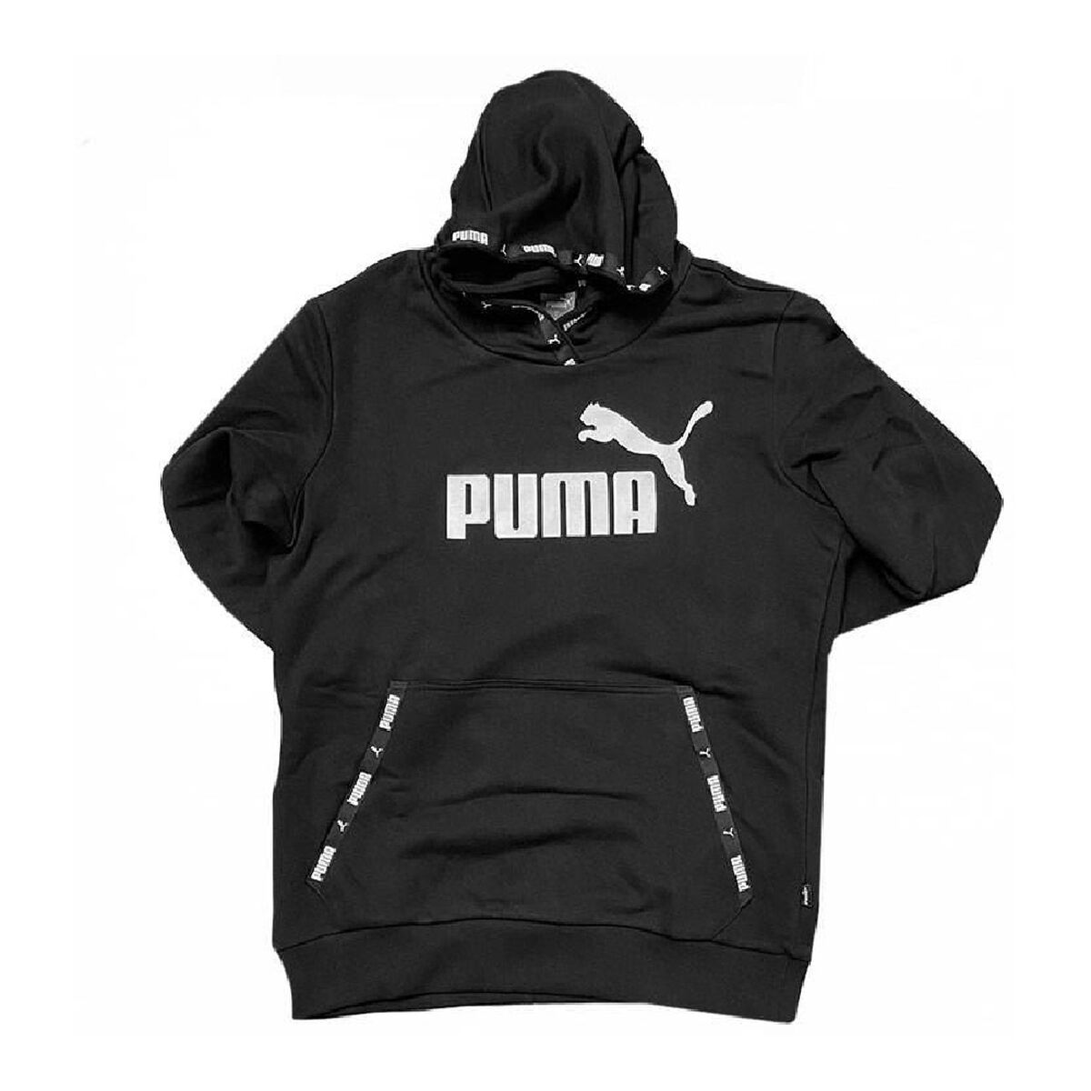 Herensweater zonder Capuchon Puma Power Zwart