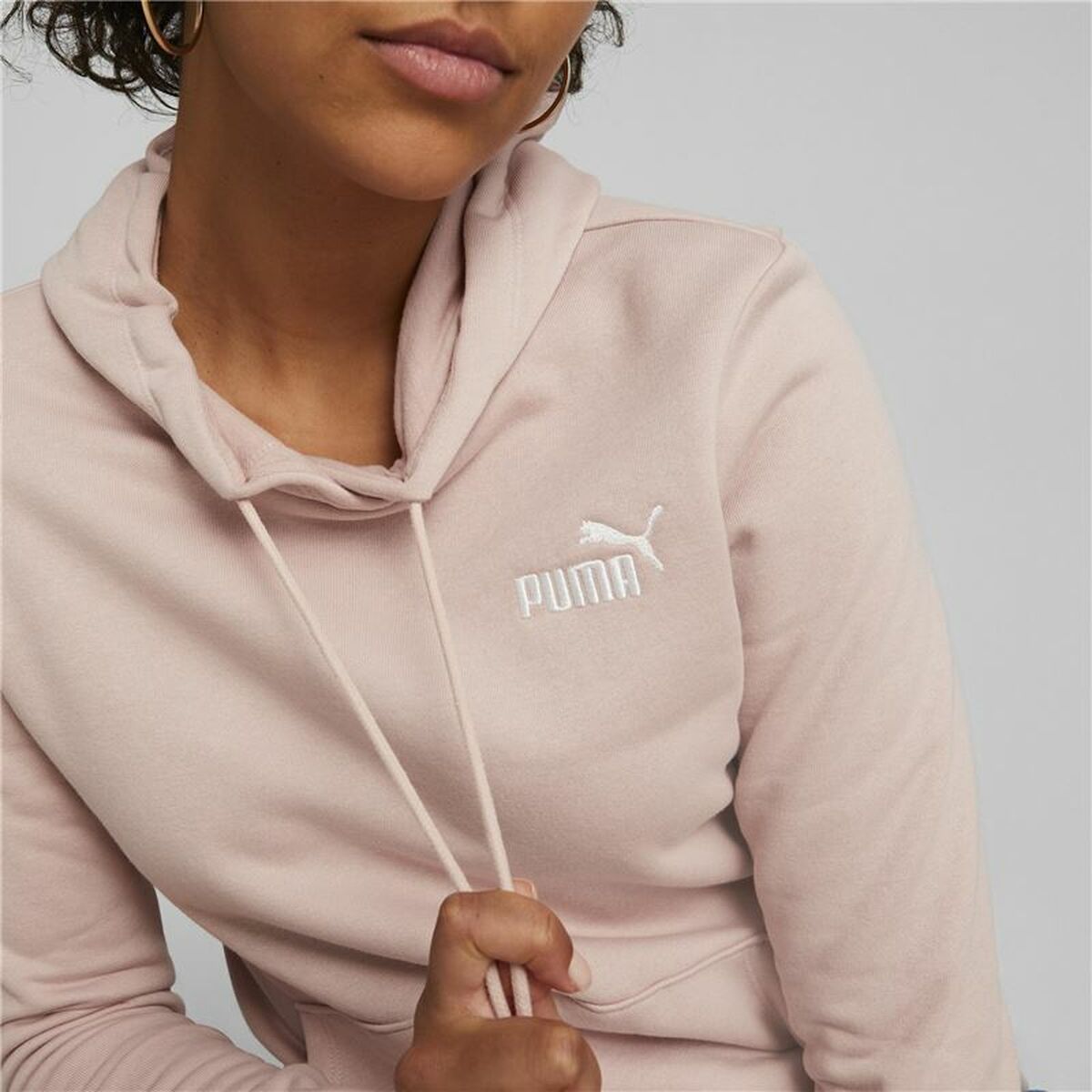 Dameshoodie Puma Licht Roze