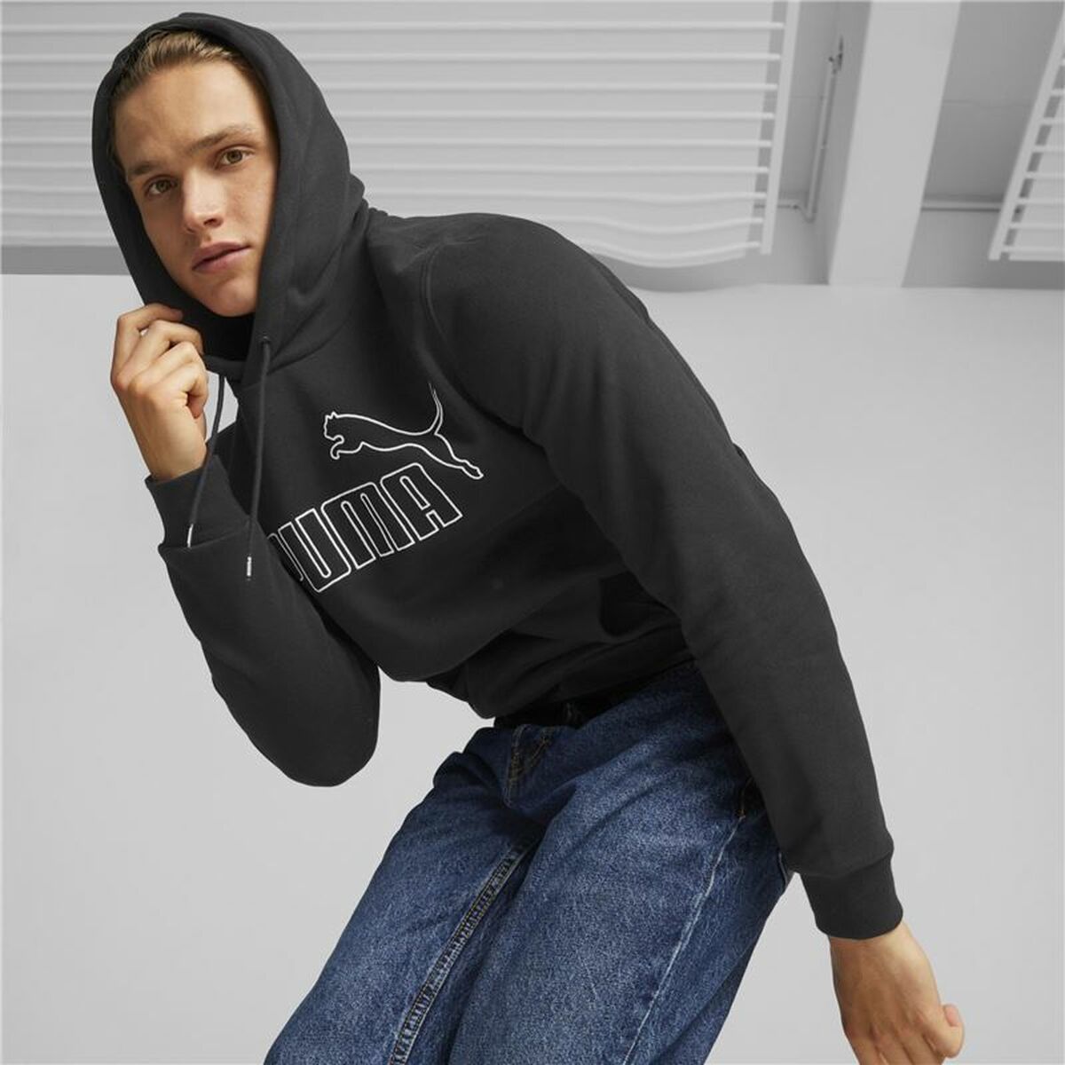 Herenhoodie Puma Zwart