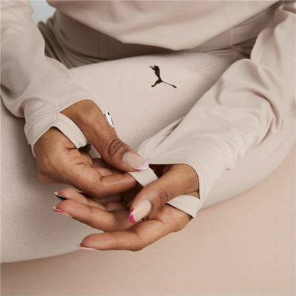 Damessweater zonder Capuchon Puma Studio Yogini Lite Zalm