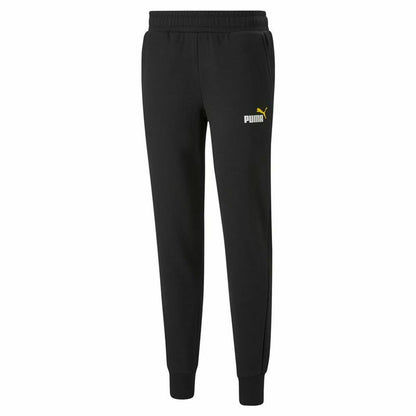 Lange sportbroek Puma ESS+ 2 Col Logo Zwart Mannen
