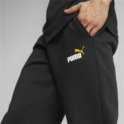 Lange sportbroek Puma ESS+ 2 Col Logo Zwart Mannen