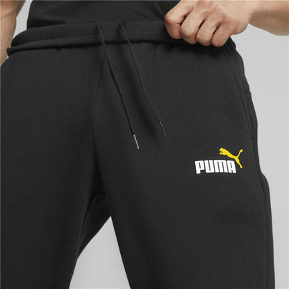 Lange sportbroek Puma ESS+ 2 Col Logo Zwart Mannen