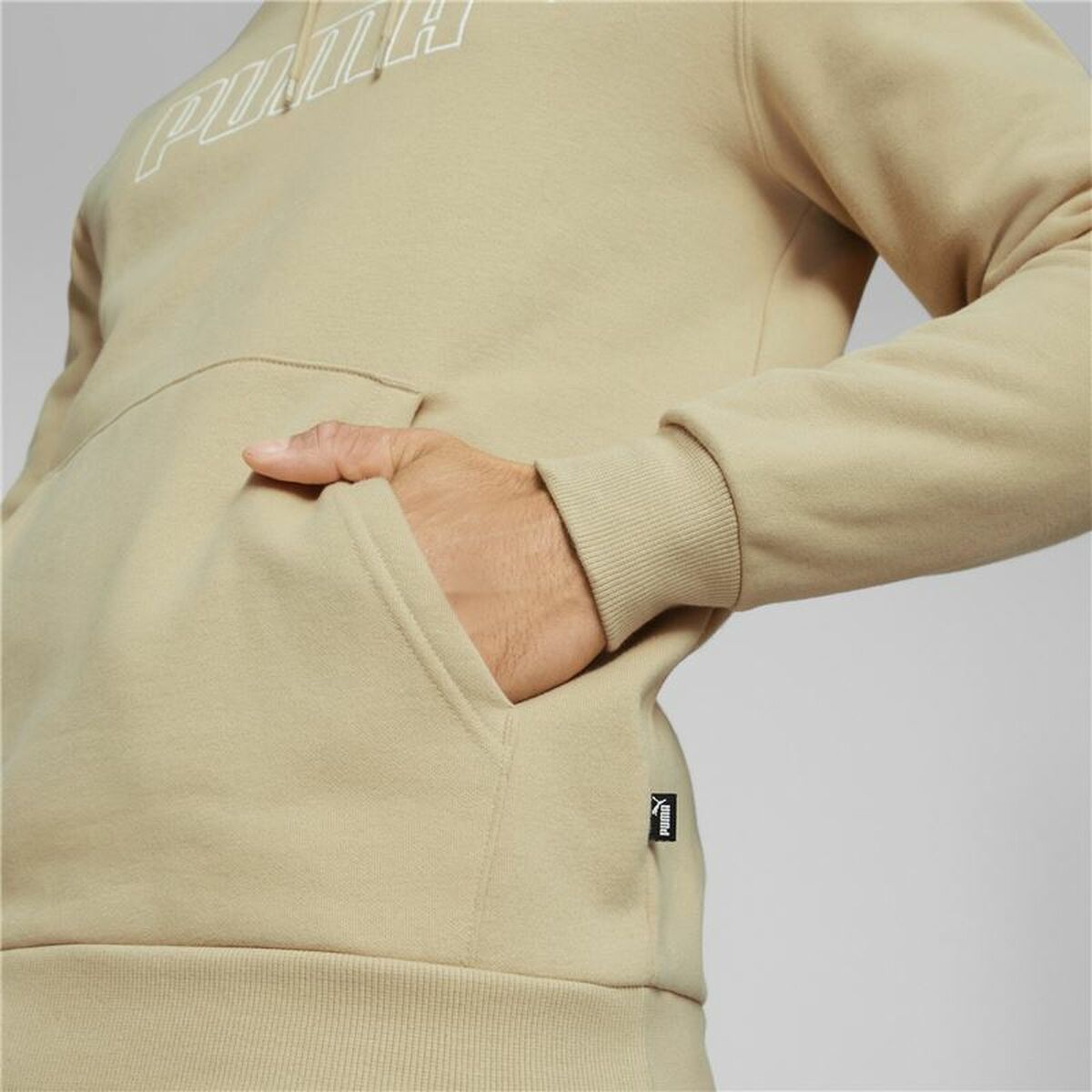 Herenhoodie Puma Beige