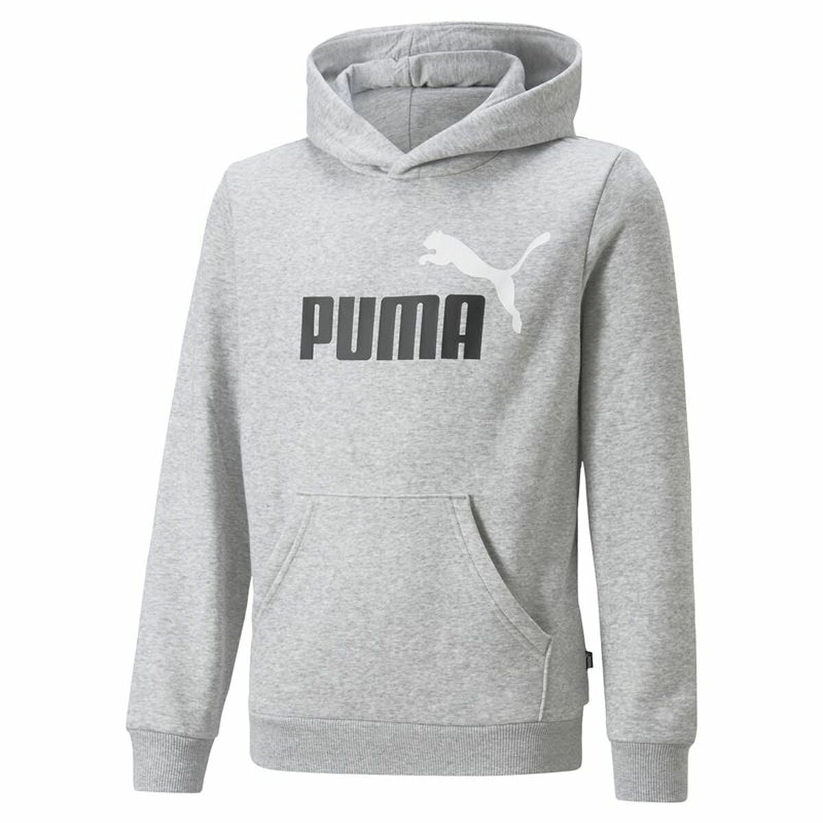 Kindersweater Puma Ess+ 2 Col Big Logo Lichtgrijs