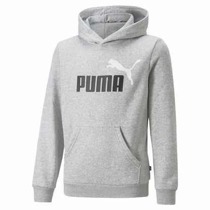 Kindersweater Puma Ess+ 2 Col Big Logo Lichtgrijs