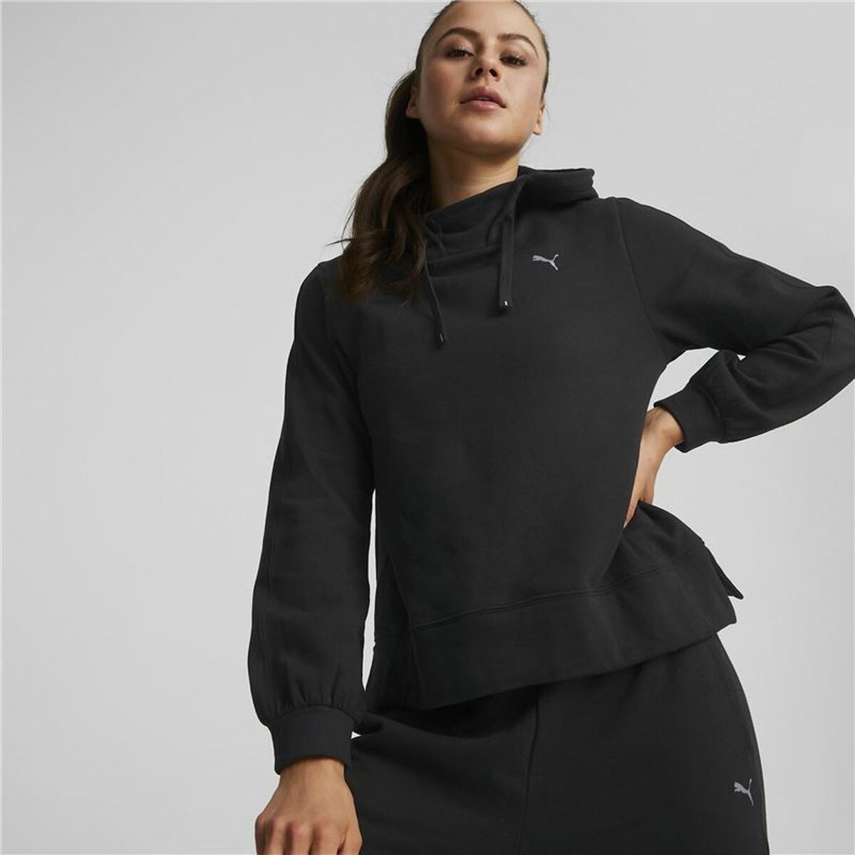 Dameshoodie Puma Zwart