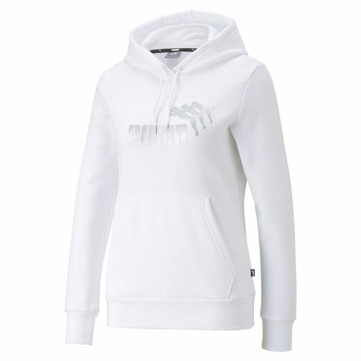 Dameshoodie Puma Metallics Spark Wit