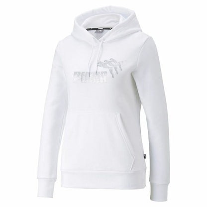 Dameshoodie Puma Metallics Spark Wit