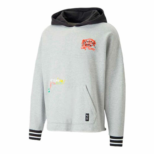 Uniseks Hoodie Puma Boroughs Grijs