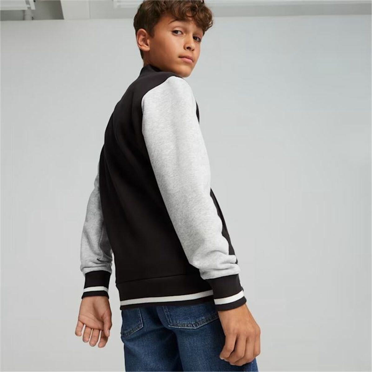 Kindersweater Puma Squad Bomber Zwart
