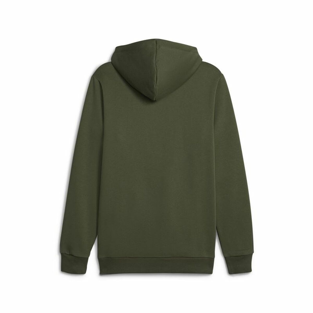 Herenhoodie Puma Ess+ 2 Col Big Logo Donkergroen