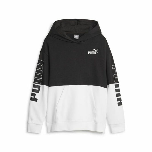 Kindersweater Puma Power Colorblock Zwart