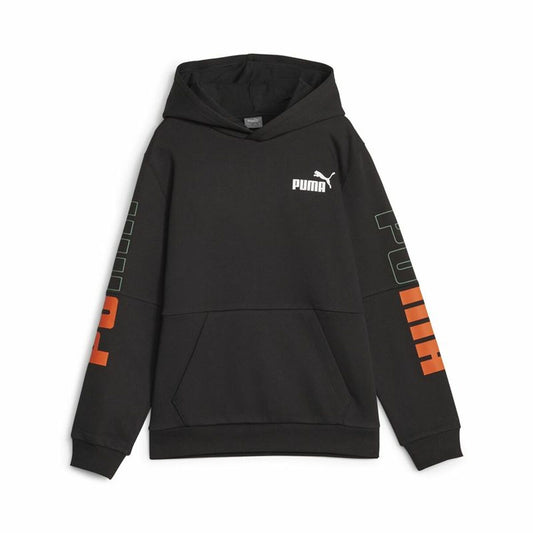 Kindersweater Puma Power Colorblock Zwart