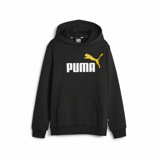 Kindersweater Puma Ess+ 2 Col Big Logo Zwart