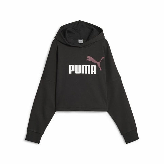 Kindersweater Puma Ess Logo Croppedo Zwart