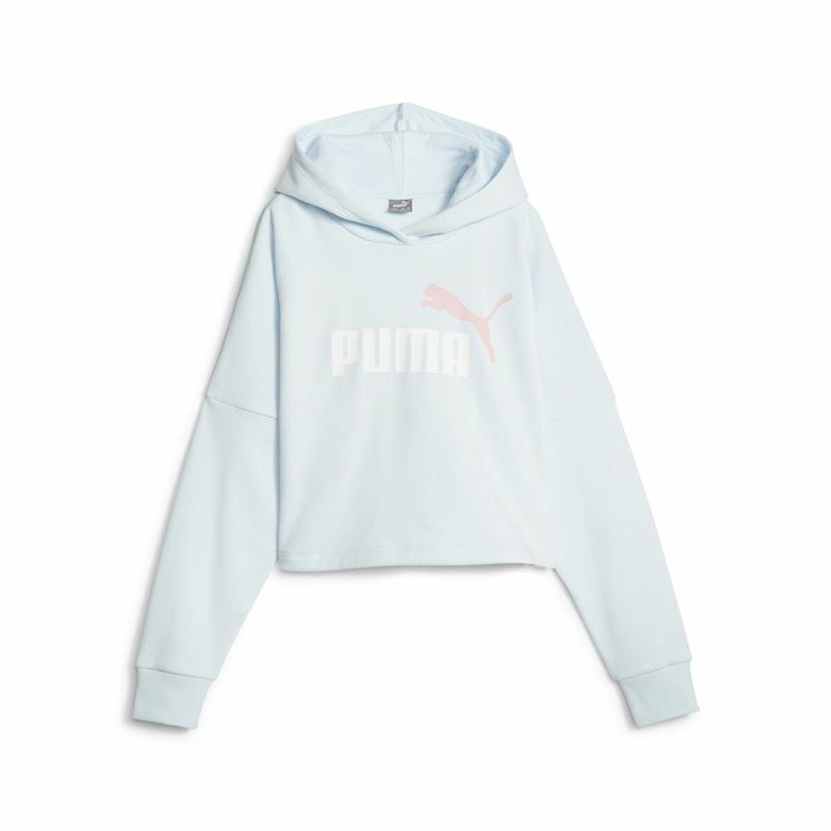 Kindersweater Puma Ess Logo Croppedo Wit