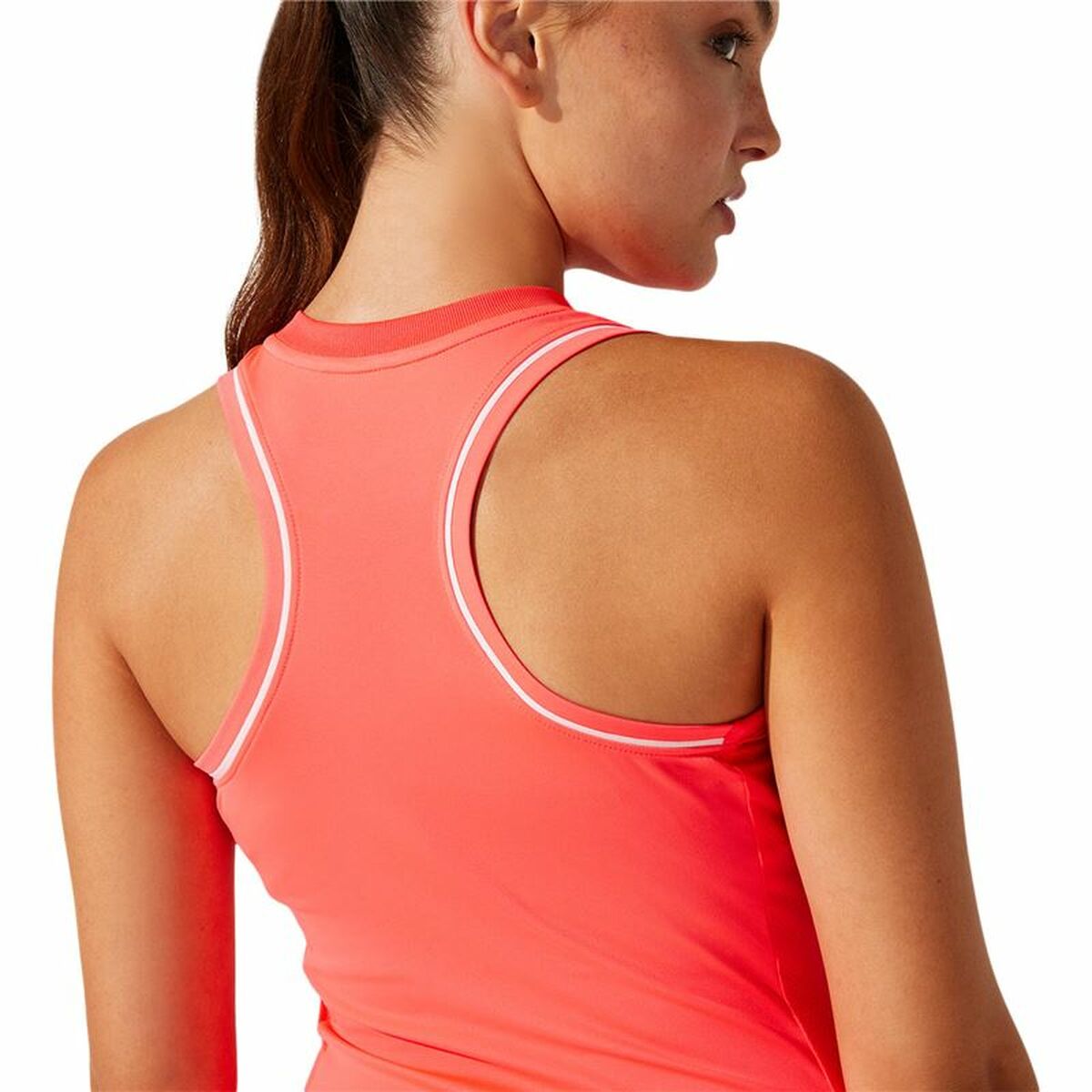 Tank Top Dames Asics Court Koraal
