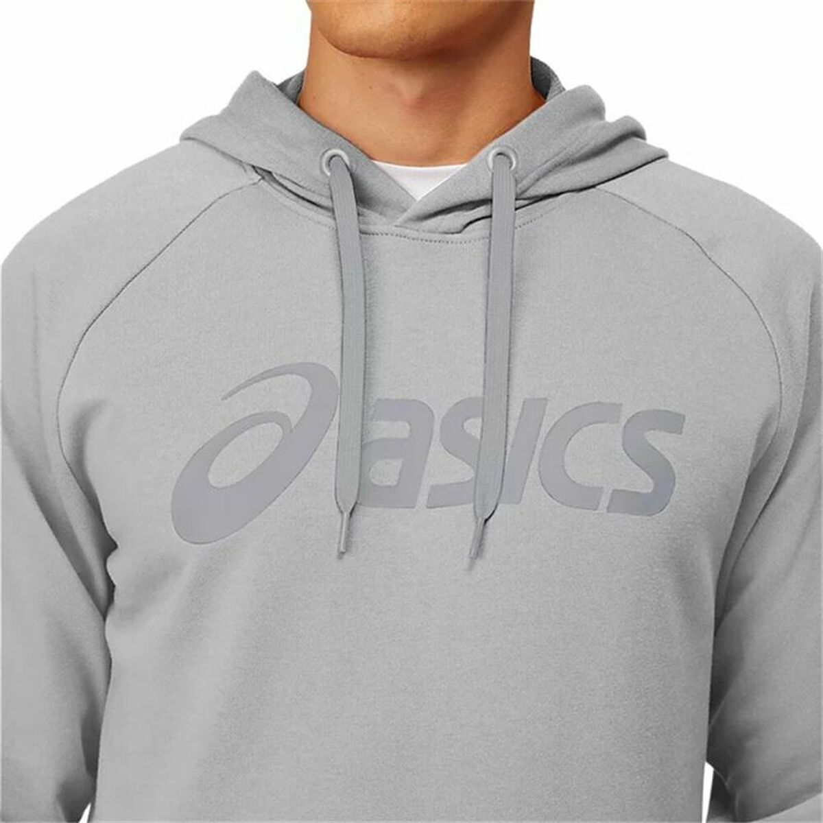 Herenhoodie Asics Big Oth Grijs