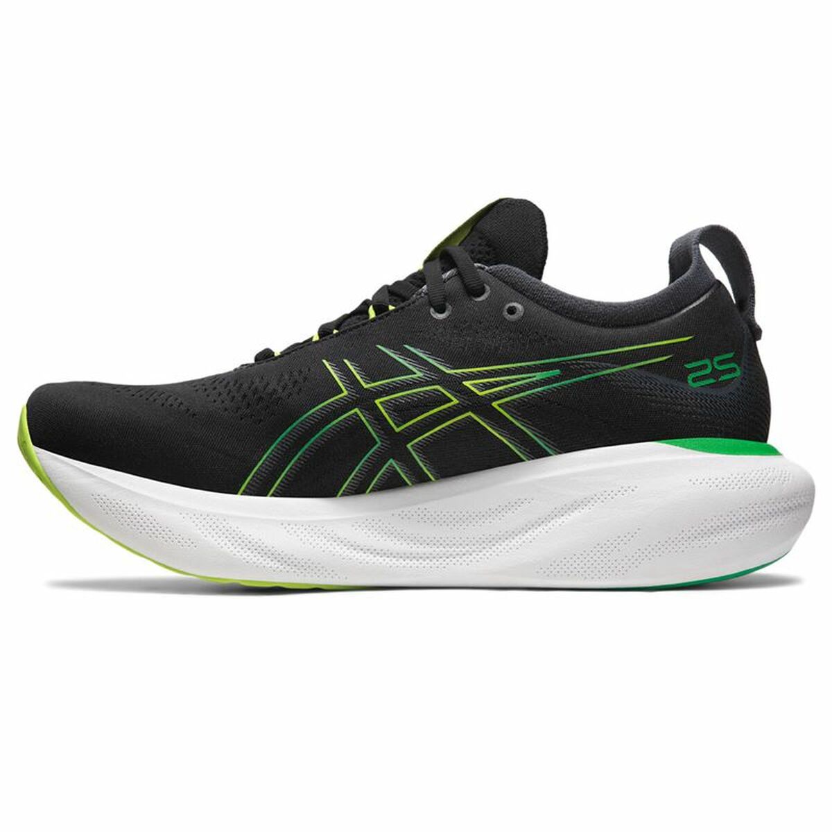 Hardloopschoenen voor Volwassenen Asics Gel-Nimbus 25 Zwart Uniseks