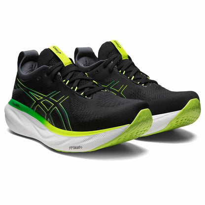 Hardloopschoenen voor Volwassenen Asics Gel-Nimbus 25 Zwart Uniseks